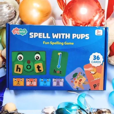 JoGenii   Spell with Pups - Fun way to learn 3 letter CVC words Phonics
