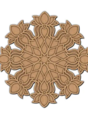Make your own wooden Festive Rangoli