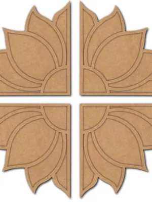 Make your own wooden Festive Lotus Rangoli