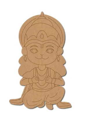 DIY Colouring Wooden Lord Hanuman Activity Kit
