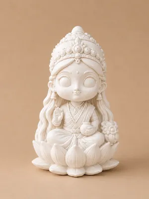 DIY Colouring 3D Eco Resin Goddess Lakshmi activity Kit