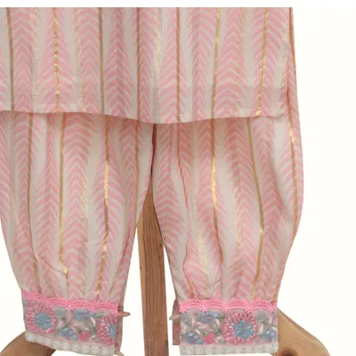 Cotton Kurta with cotton Heram Pants