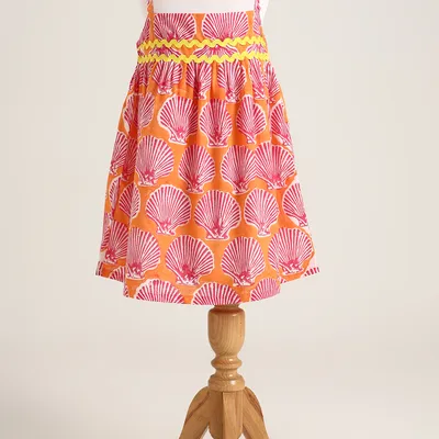 Printed cotton dress