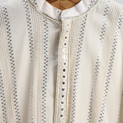 Kurta with glazed cotton pyjama
