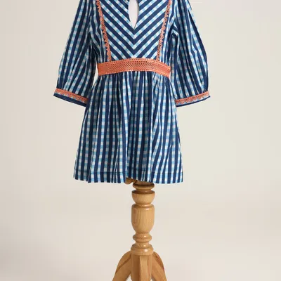 Cotton Checked dress