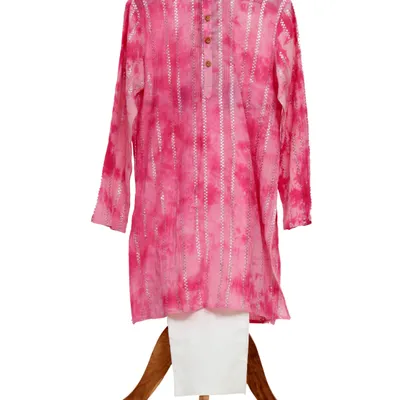 Lurix Kurta and Glazed Cotton Pyjama