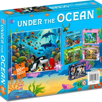 100 Pcs Under The Puzzle Box