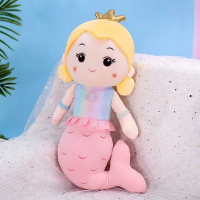 Charming Mermaid Plush Soft Toy for Girls – 30 cm Stuffed Doll, Perfect for Birthdays, Holidays, Room Décor, and Imaginative Play, A Cozy and Lovable Gift Idea for Kids