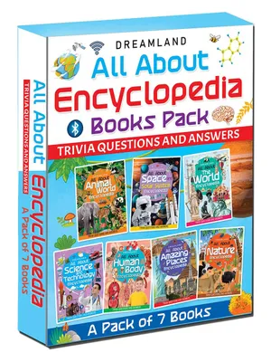 Children Encyclopedia Books Pack for Age 5 - 15 Years- All About Trivia Questions and Answers | Animals World, Space and Solar System, The World, and Technology, Human Body, Amazing Places, Nature