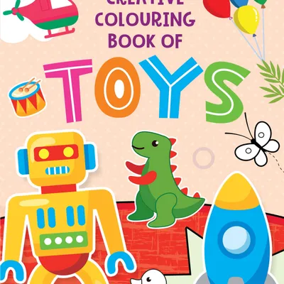 Creative Colouring Book - Toys