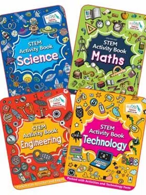STEM Activity Books Pack (A set of 4 Books)