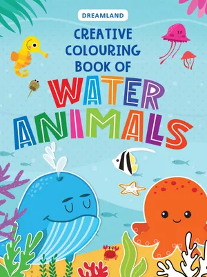 Creative Colouring Book - Water Animals