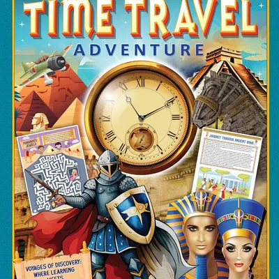 Time Travel Adventure Activity Book for Kids Age 5 -10 years