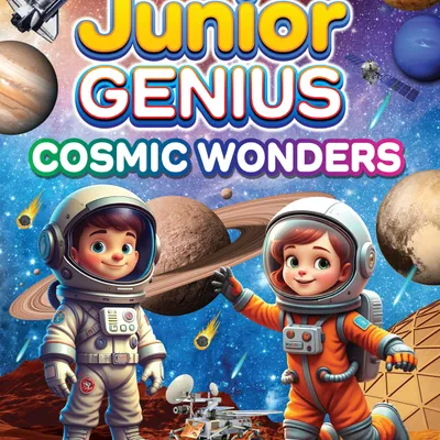 Junior Genius: Cosmic Wonders – A Fun-Filled Space Learning Book for Kids Age 7+ | Explore Planets, Stars, Rockets, and More Through Facts, Activities & Quizzes