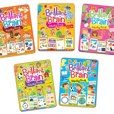 Brilliant Brain Activity Books - 5 Titles)