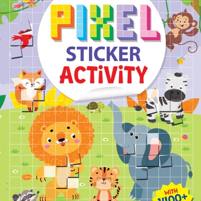 Pixel Sticker Activity Book: Leo's Journey – Over 1,400 Stickers for Kids Age 4+ | Adventure-Themed Pixel Art, Sticker Puzzles