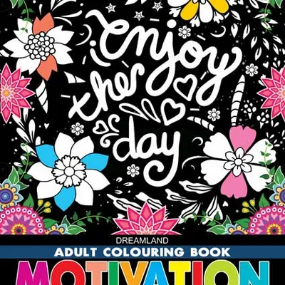 Motivation- Colouring Book for Adults