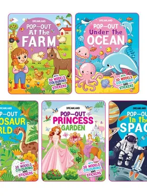 Pop- Out Books Pack- 5 Books