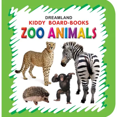 Kiddy Board Book - Zoo Animals