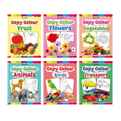 Copy Colour Book - 1 to 6 (Pack)