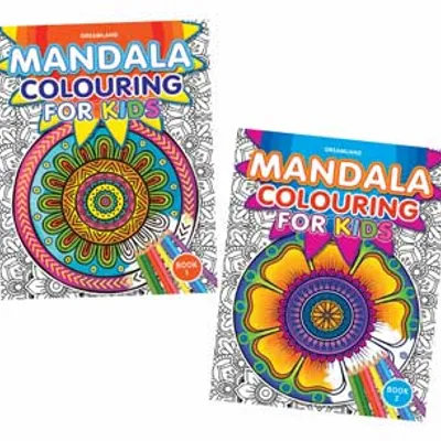 Mandala Colouring For Kids Pack (2 Titles)