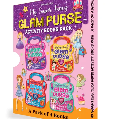 My Super Fancy Glam Purse Pack- A Set of 4 Books