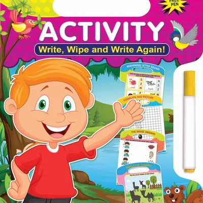 Write and Wipe Book - Activity