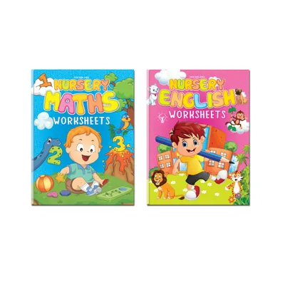 Nursery Worksheets (A set of 2 Books)
