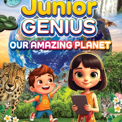 Junior Genius: Our Amazing Planets – A Fun-Filled Learning Book for Kids Age 7+ | Discover Earth, Mars, Jupiter & More with Facts, Activities, and Quizzes