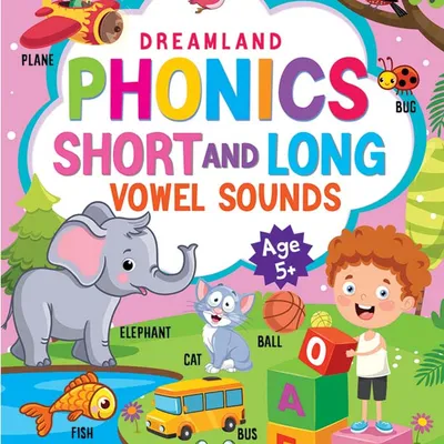 Phonics Reader- 2 (Short and Long Vowel Sounds) Age 5+