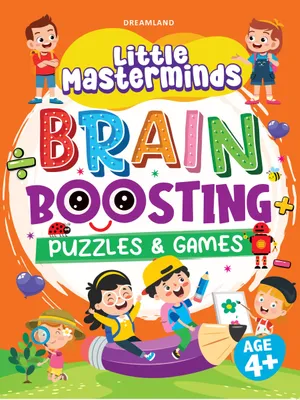Little Masterminds: Brain Boosting Puzzles & Games Activity Book for Kids Age 4 and Up