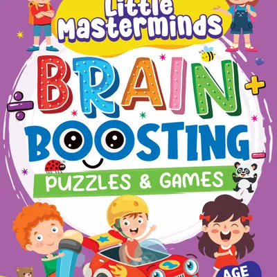 Little Masterminds: Brain Boosting Puzzles & Games Activity Book for Kids Age 6 and Up