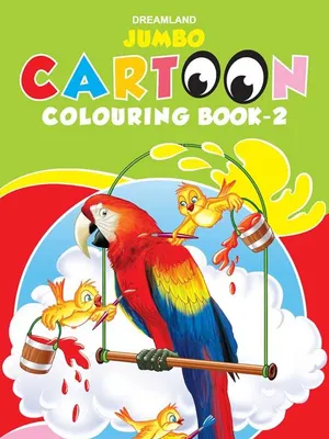 Jumbo Cartoon Colouring Book - 2