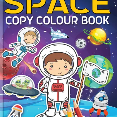 Space Copy Colour Book