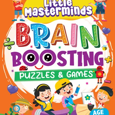 Little Masterminds: Brain Boosting Puzzles & Games Activity Book for Kids Age 4 and Up