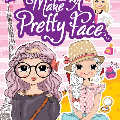 Make A Pretty Face with 100+ Stickers