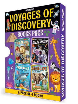 Voyages of Discovery Activity Books Pack for Kids Age 5 -10 years - A Set of 4 Books