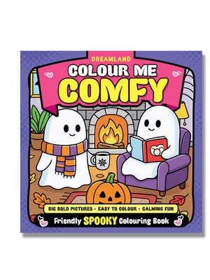 Colour Me Comfy: Sweet Spooky - Cute and Easy Spooky Colouring Book for All Ages | Bold, Simple Designs for Relaxation