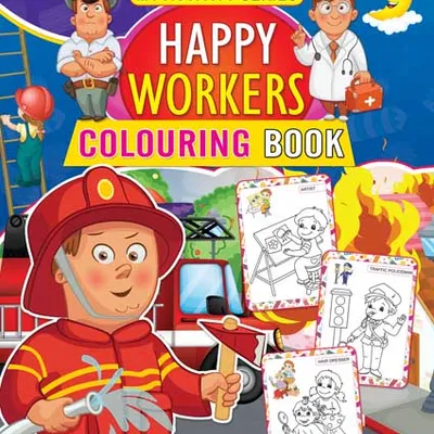 My Activity- Happy Workers Colouring Book