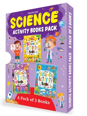 Science Activity Books Pack- A Set of 3 Books - Activity Book for children