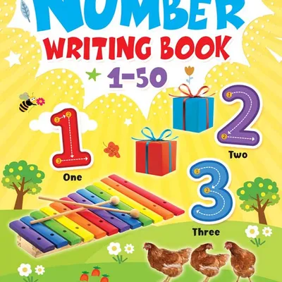 Number Writing Book 1-50