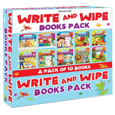 Write and Wipe Books- Pack (10 Titles)