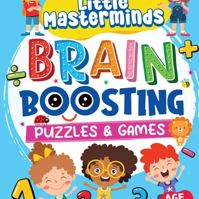 Little Masterminds: Brain Boosting Puzzles & Games Activity Book for Kids Age 3 and Up