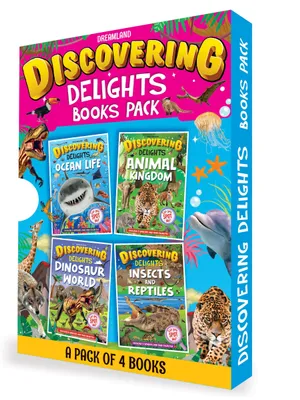 Discovering Delights Activity Book Pack for Kids Age 4 -10 years - A Set of 4 Books