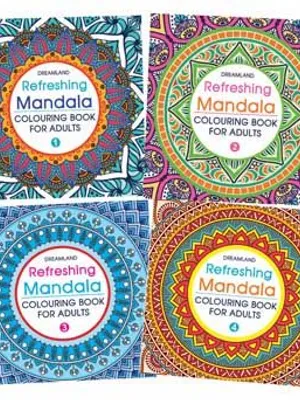 Refreshing Mandala - Colouring Book for Adults (Pack) (5 Titles)