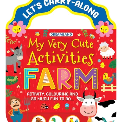 Farm- Let's Carry-Along Activity, Colouring Book for Kids Age 3 -8 years (My Very Cute Activities Series)