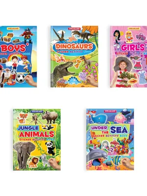 Sticker Activity Book - Pack (5 Titles)