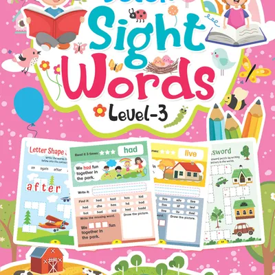 Dolch Sight Words Level 3- Simple Words and Activities for Beginner Readers