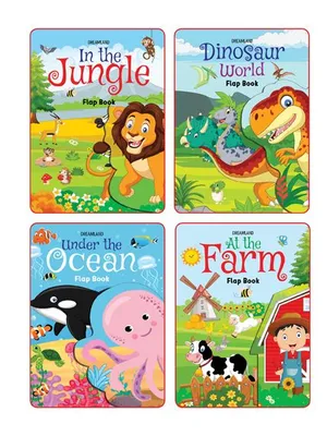 Flap Books Combo Pack- 4 Books