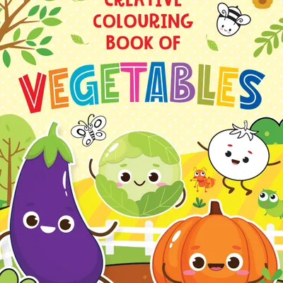 Creative Colouring Book - Vegetables